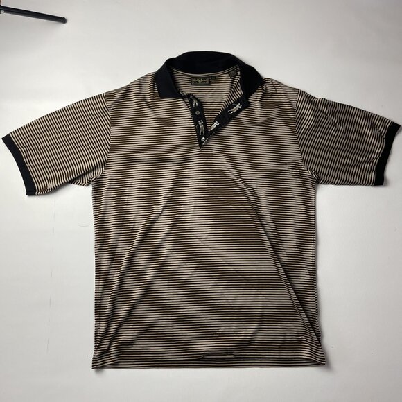Bobby Jones Polo Shirt Mens Large  Short Sleeve Golf Made in Italy - Picture 1 of 13